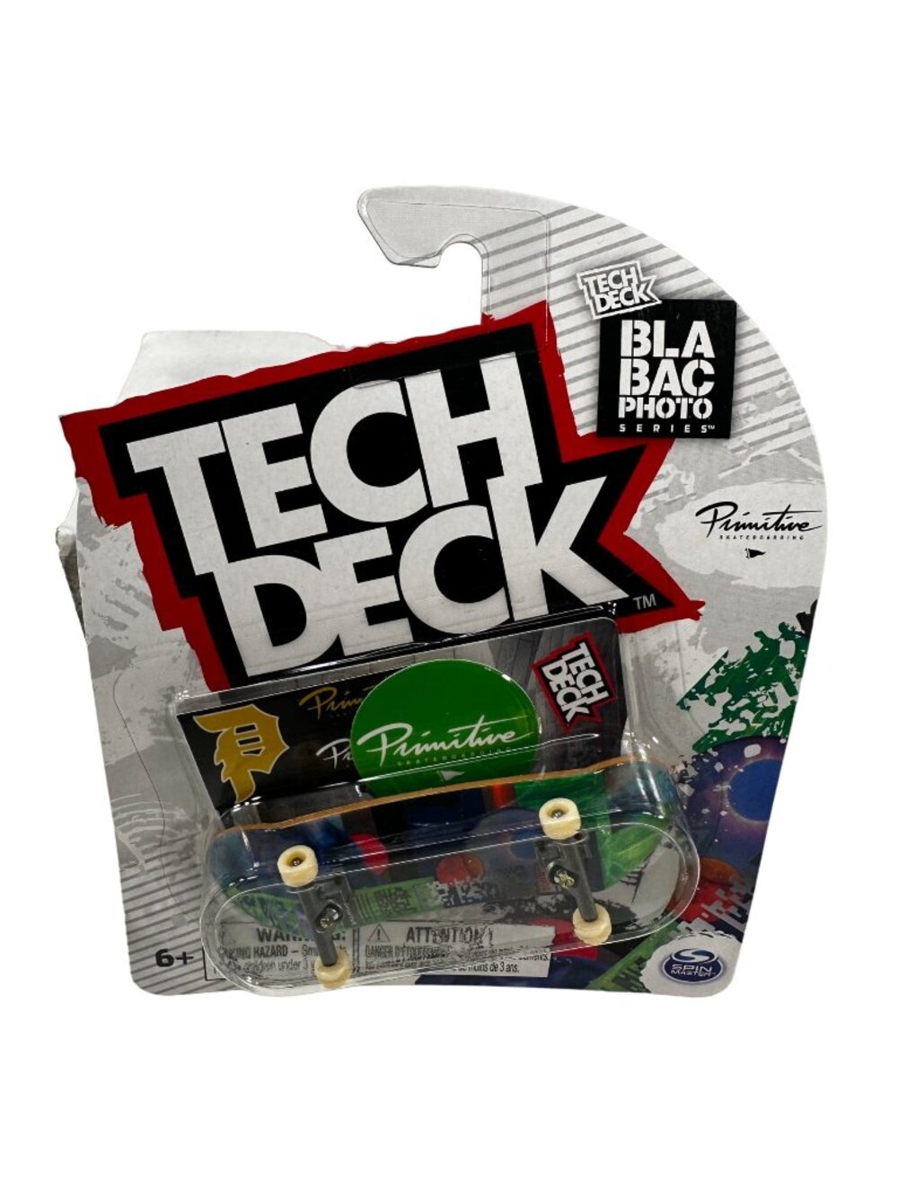 Tech Deck BLA BAC PHOTO Ultra Rare PRIMITIVE Skateboard Fingerboard New